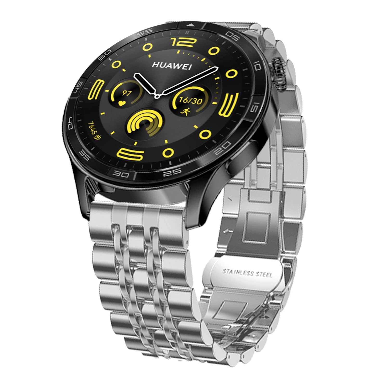 【新着商品】バンド バンド バンド Huawei Huawei 金属 ステンレス製 Watch Watch ベルト 交換 4 スマートウォッチ 対応 Pro/Watch Pro/Watch (46mm) 3 3 4/Watch 4/Watch 2/Watch