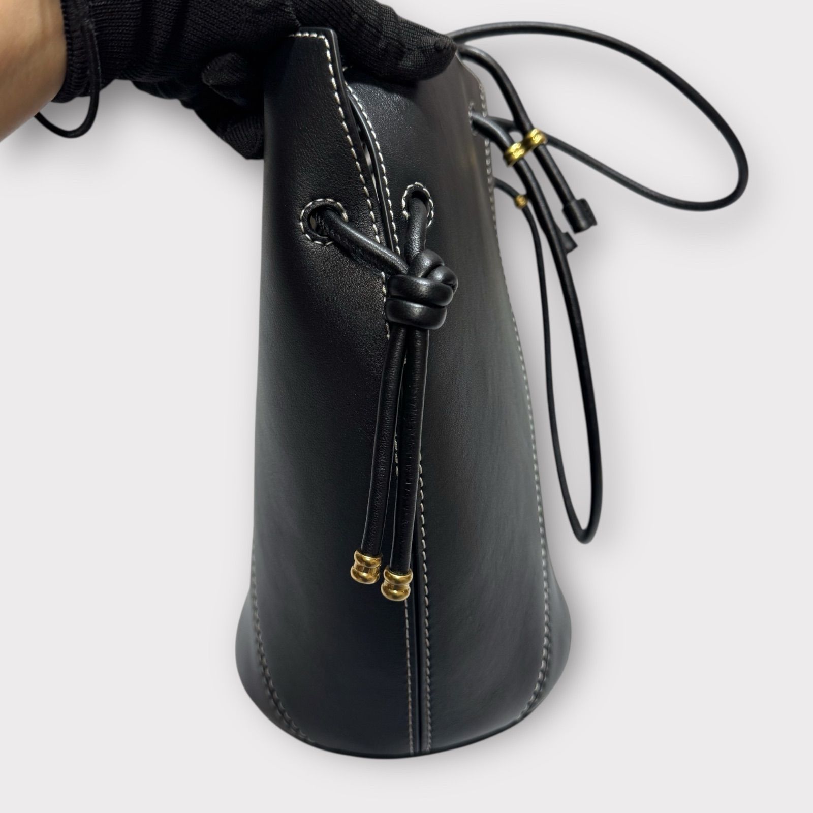 極美品✨トリーバーチ　スパゲッティストラップ　トートバッグ　ショルダーバッグ　黒 極美品！TORY BURCH トリーバーチ スパゲッティストラップ
