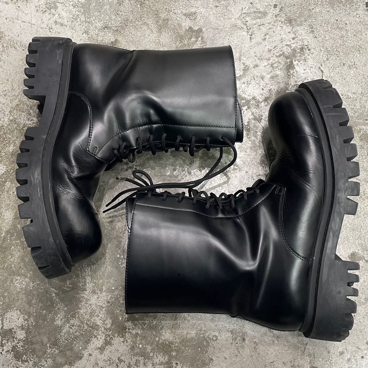 美品Balenciaga Strike Lace-up boots 36 Strike' lace - up ankle