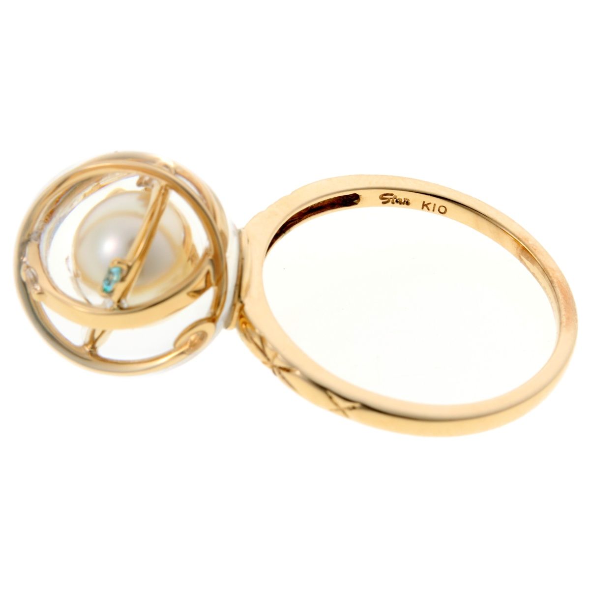 スタージュエリー/STAR JEWELRY リング K10YG #13【中古】 B