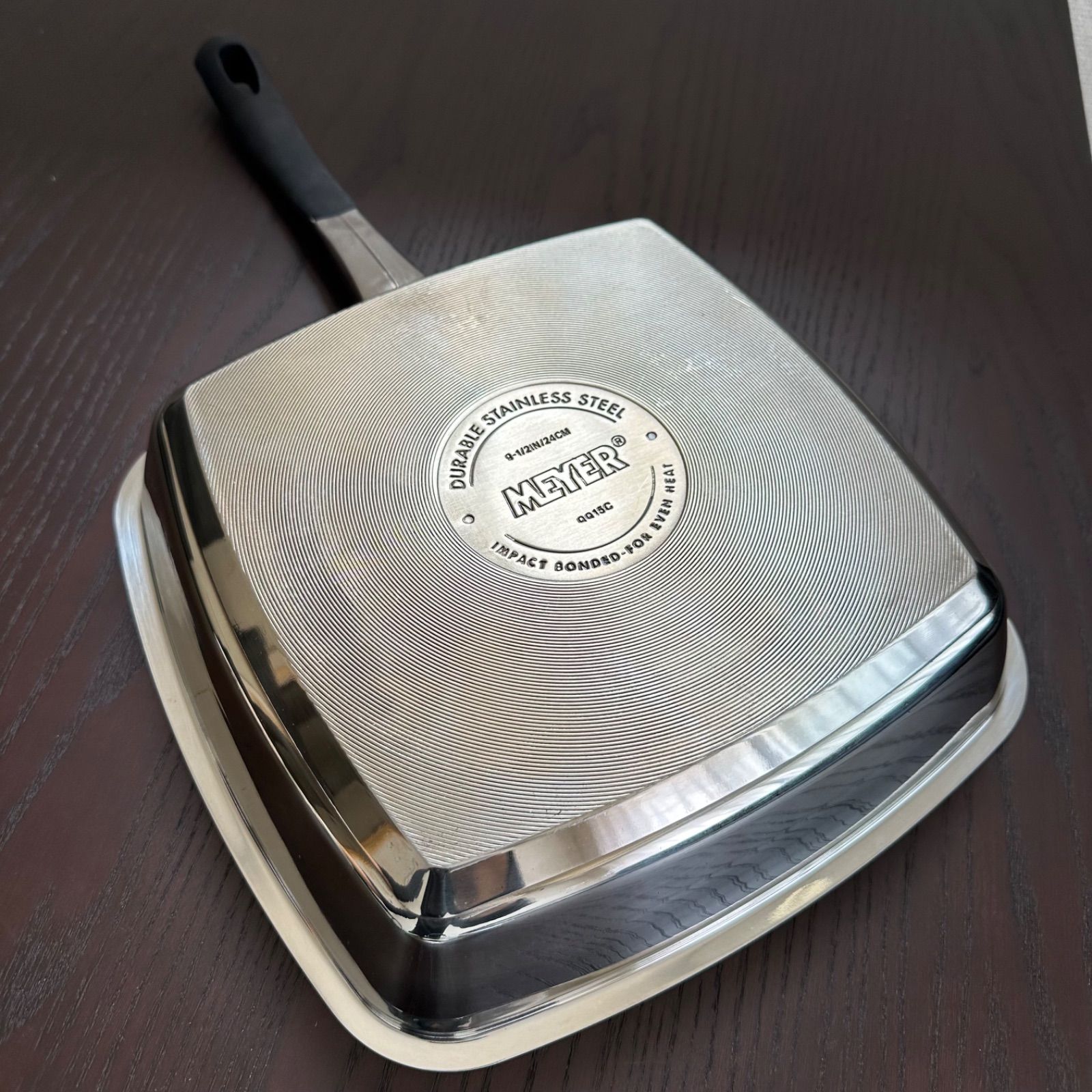 【新品】MEYER マイヤー プレス蓋付き パーフェクトグリルパン 24cm 714-6689_1.jpg