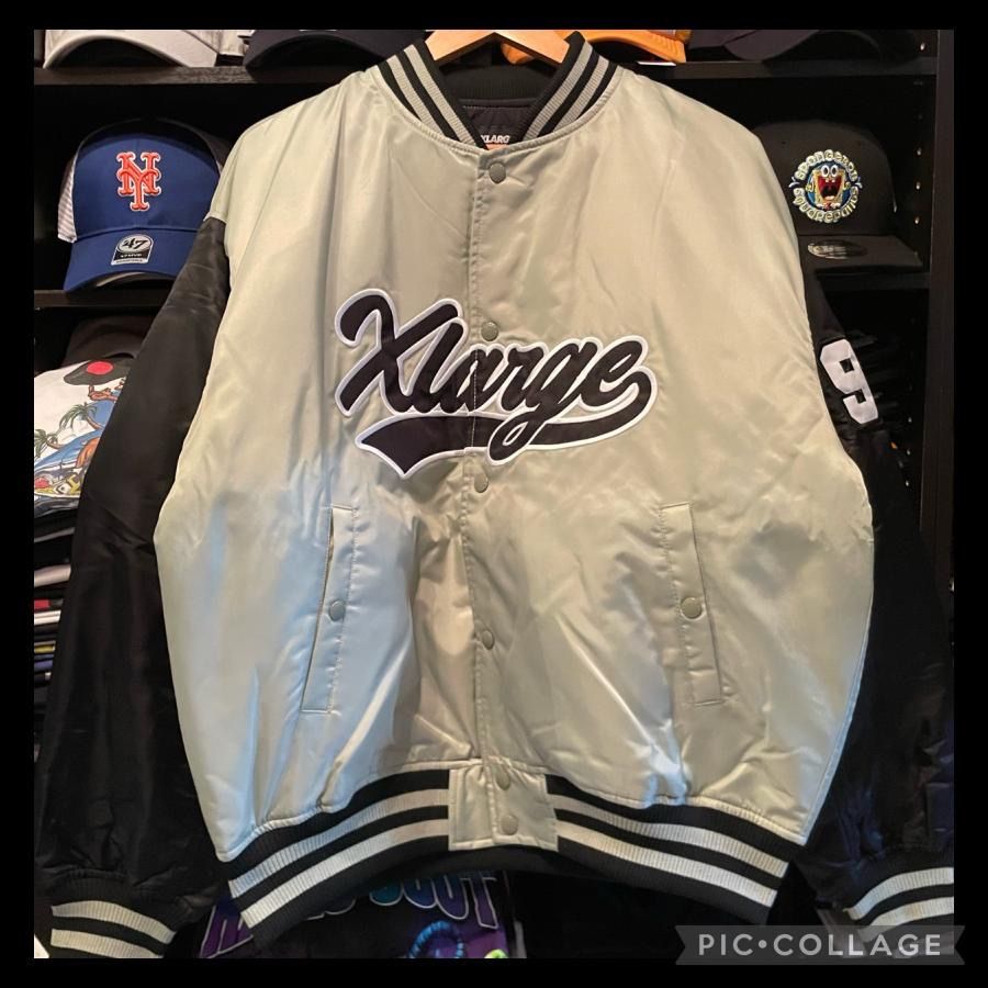 XLARGE BASEBALL LOGO VARSITY JACKET GREY Lサイズ - メルカリ