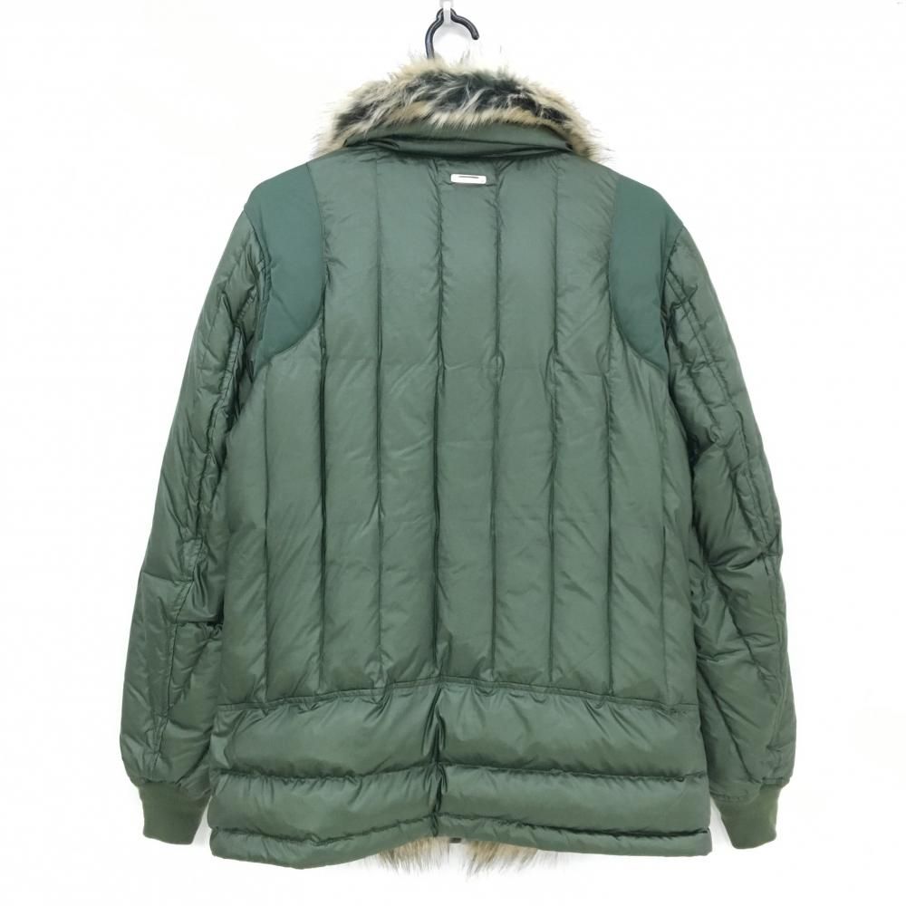 セントアンドリュース ダウンジャケット カーキ ファーベージュ ファー取外し可 メンズ M ゴルフウェア St ANDREWS