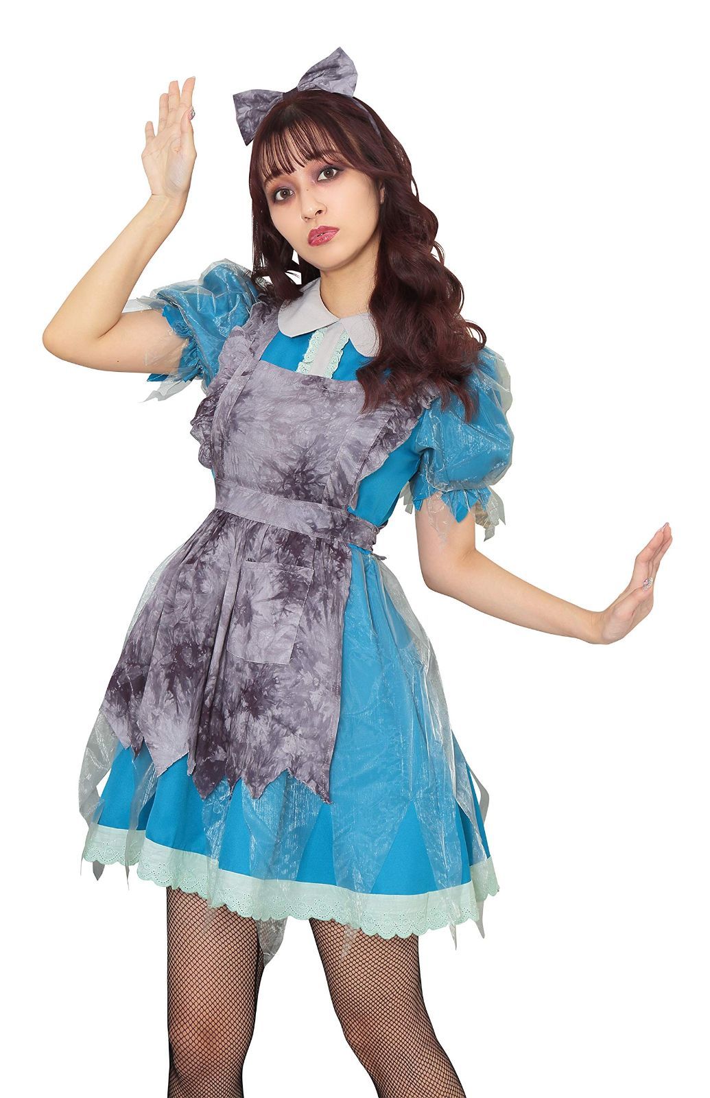 商品 クリアストーン Party City ハロウィン ゴシック コスプレ ゴシックアリス レディース 青 仮装 コスチューム