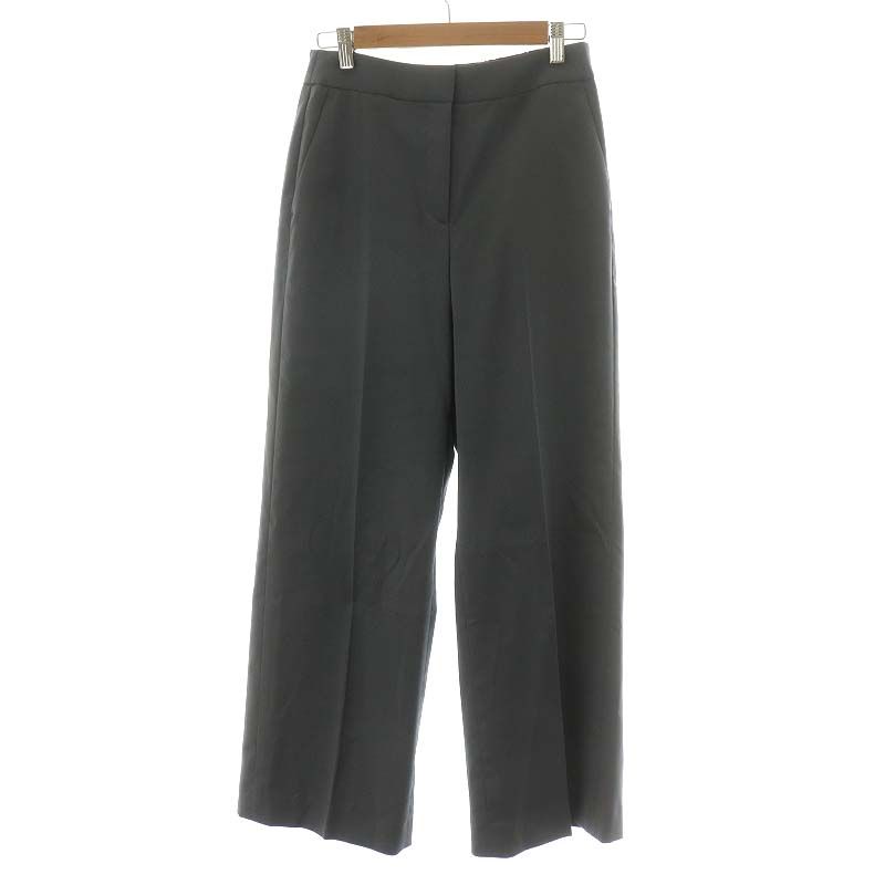 セオリーリュクス theory luxe 22AW センタープレスパンツ スラックス 38 M グレー /AN18