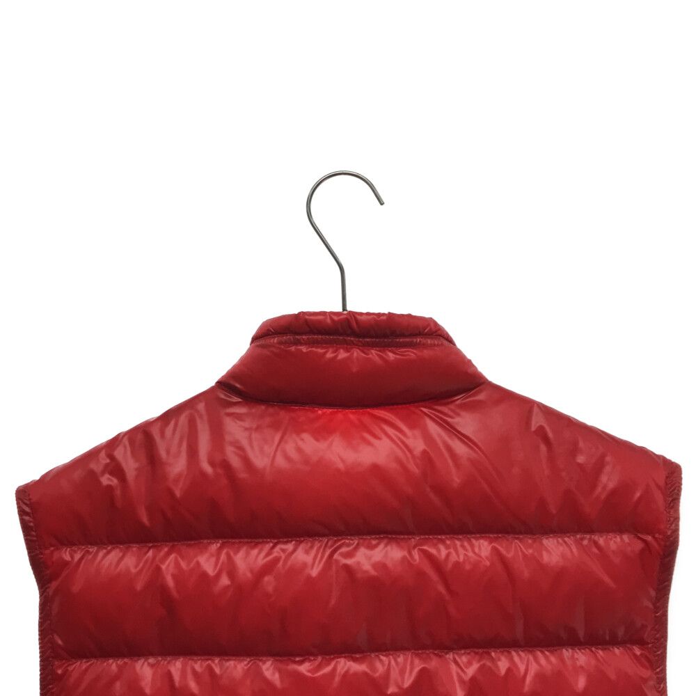 MONCLER (モンクレール) GUI GILET ナイロンダウンベスト レッド