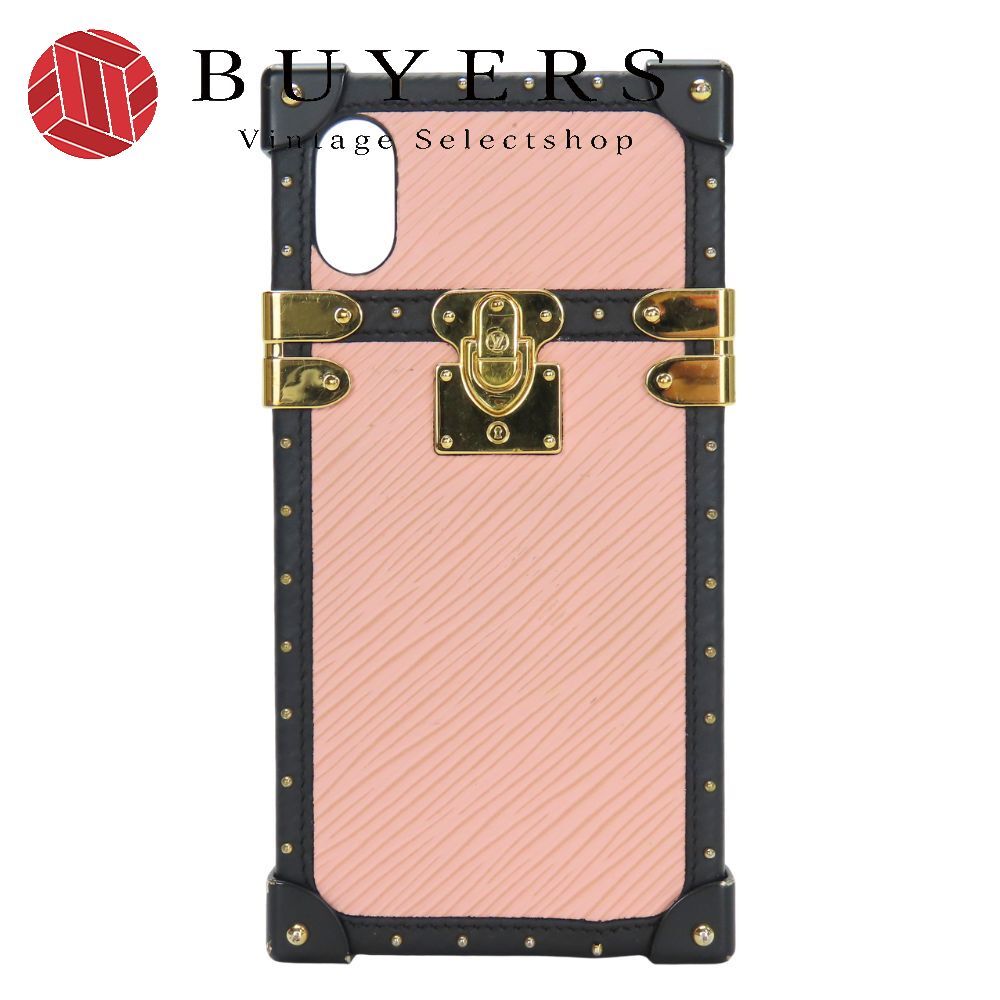 ルイ ヴィトン iPhoneケース アイ トランク M67894 エピレザー ローズバレリーヌ ノワール iPhoneX | Xs 携帯ケース スマホケース レディース 女性 LOUIS VUITTON