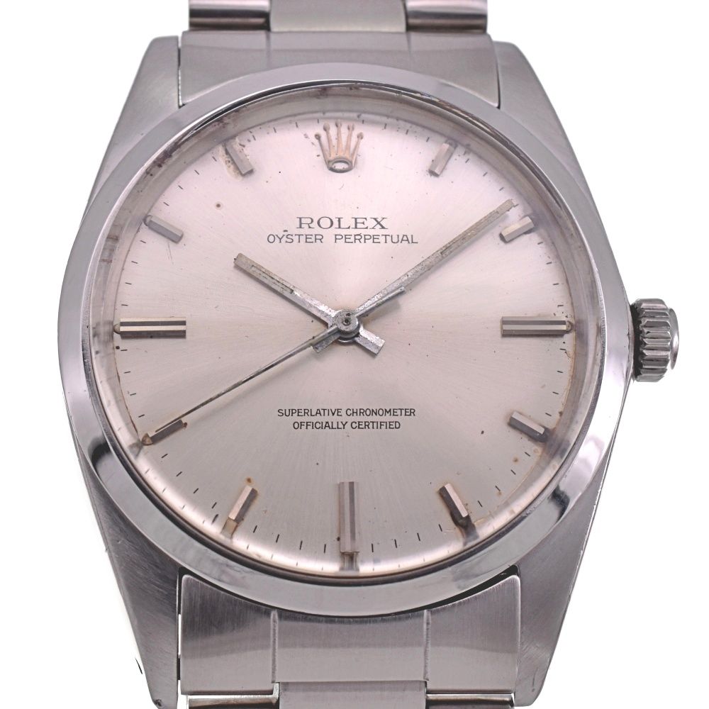 ロレックス ROLEX 1018 ビッグ オイスターパーペチュアル  ヴィンテージ 20mmブレスレット 自動巻き メンズ良品 D#133198