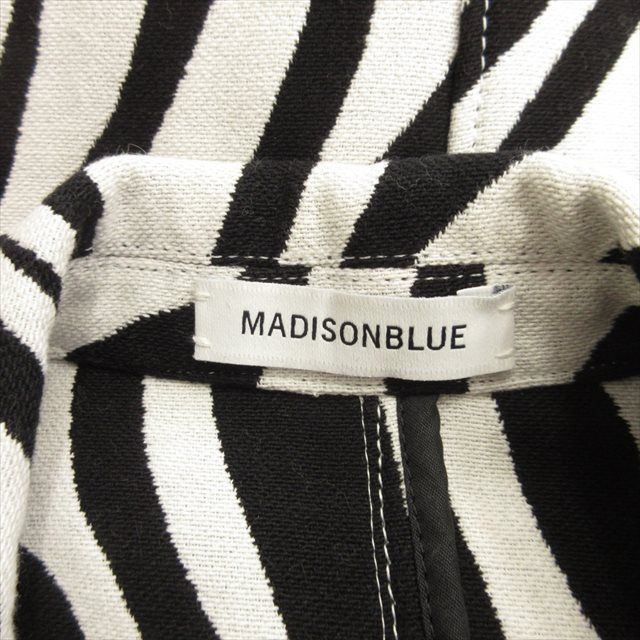 美品 18ss マディソンブルー MADISONBLUE ゼブラ柄 フレア