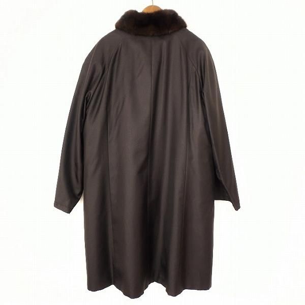 wnc レリアン Leilian コート 13+ 焦げ茶 中綿ライナー付き 大きい