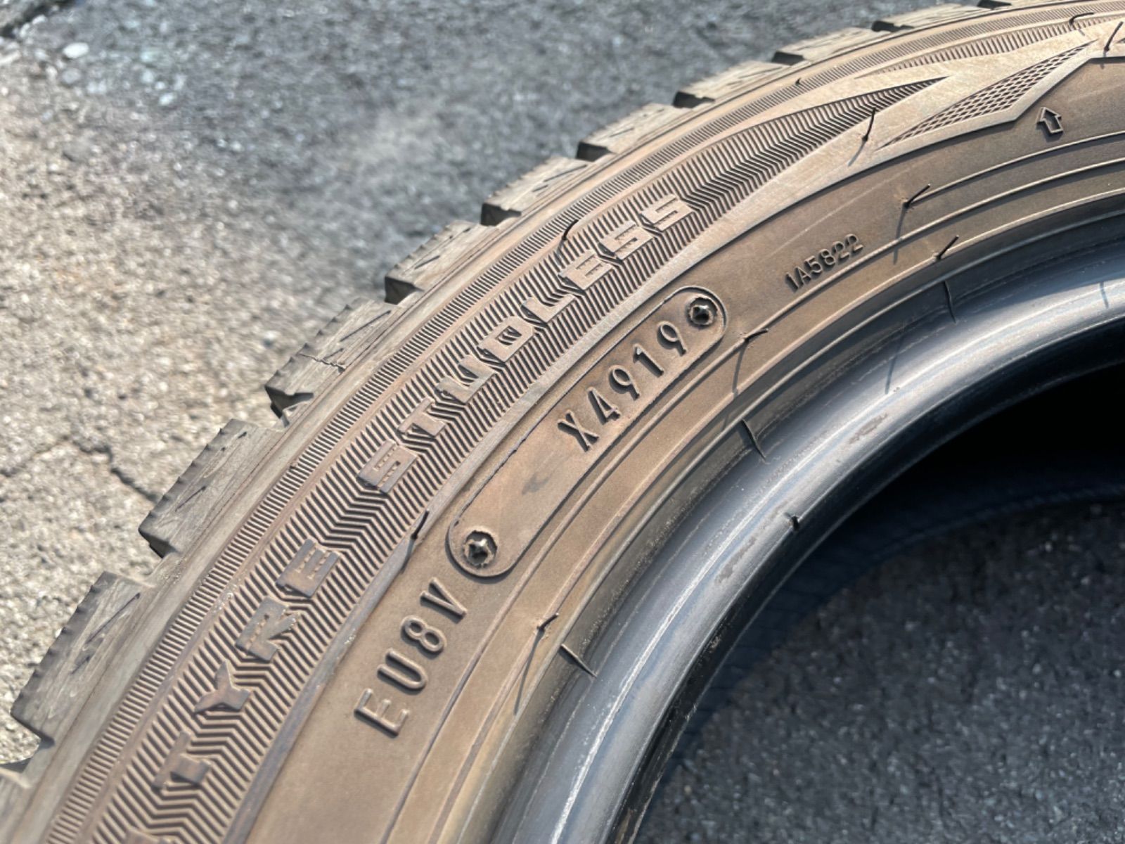 （F0125）中古スタッドレスタイヤ４本セット！155/65R14 ダンロップ WM01 2019年製造！ミラ、スペーシア、ラパン、ワゴンR、ムーヴなどに