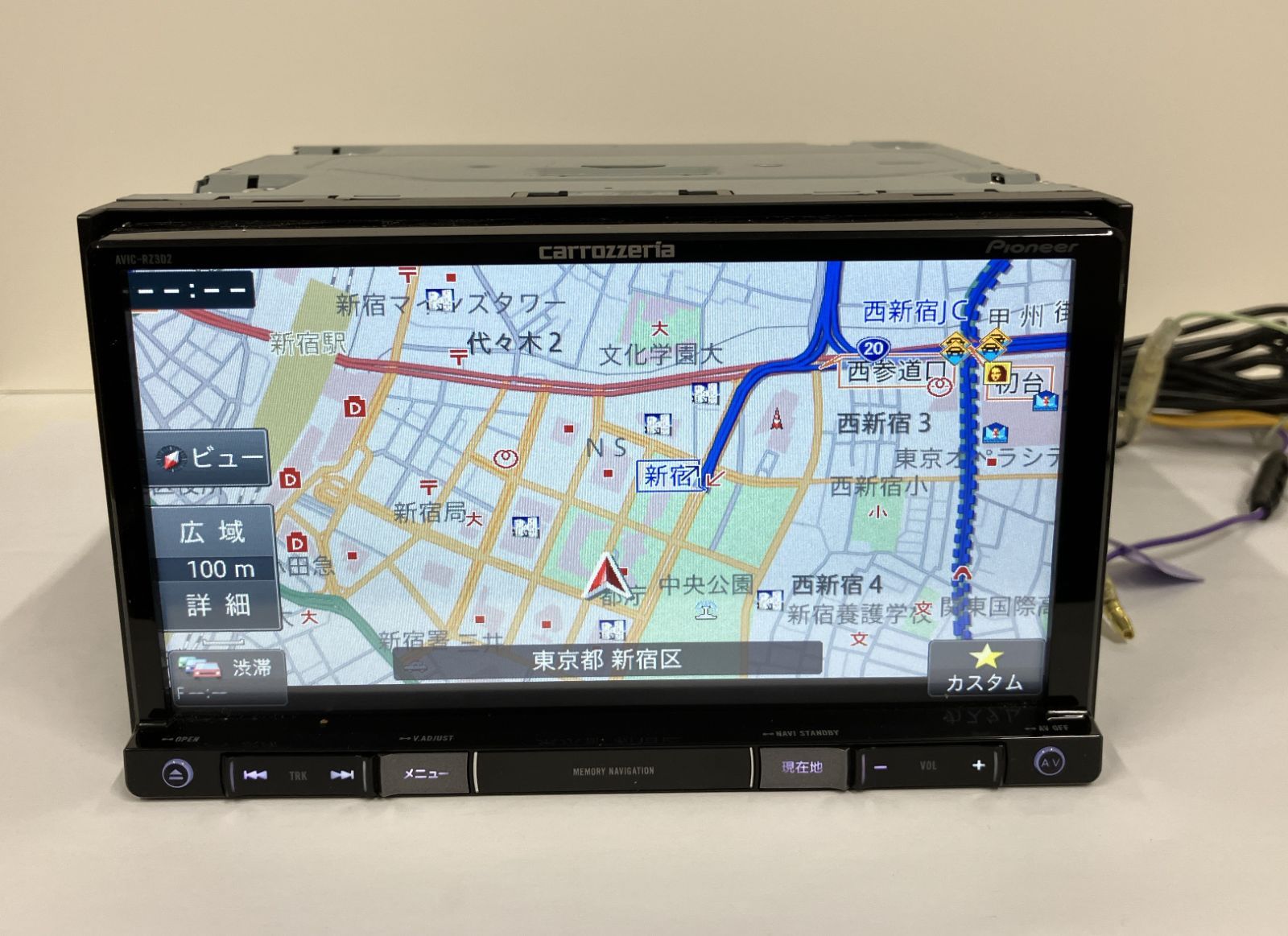 AVIC_RZ302【Pioneer AVIC-RZ302】カーナビ　2018年　楽ナビ