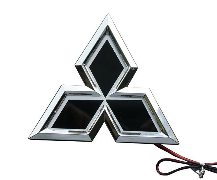 新品！三菱 Mitsubishi 5D LEDエンブレム 交換式 7.6cm X 8.7cm
