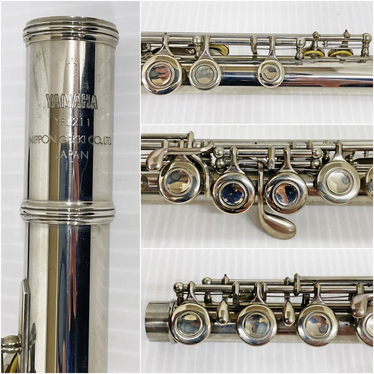 現状品 YAMAHA ヤマハ YFL211 フルート Eメカ付 #036xxx ハードケース 