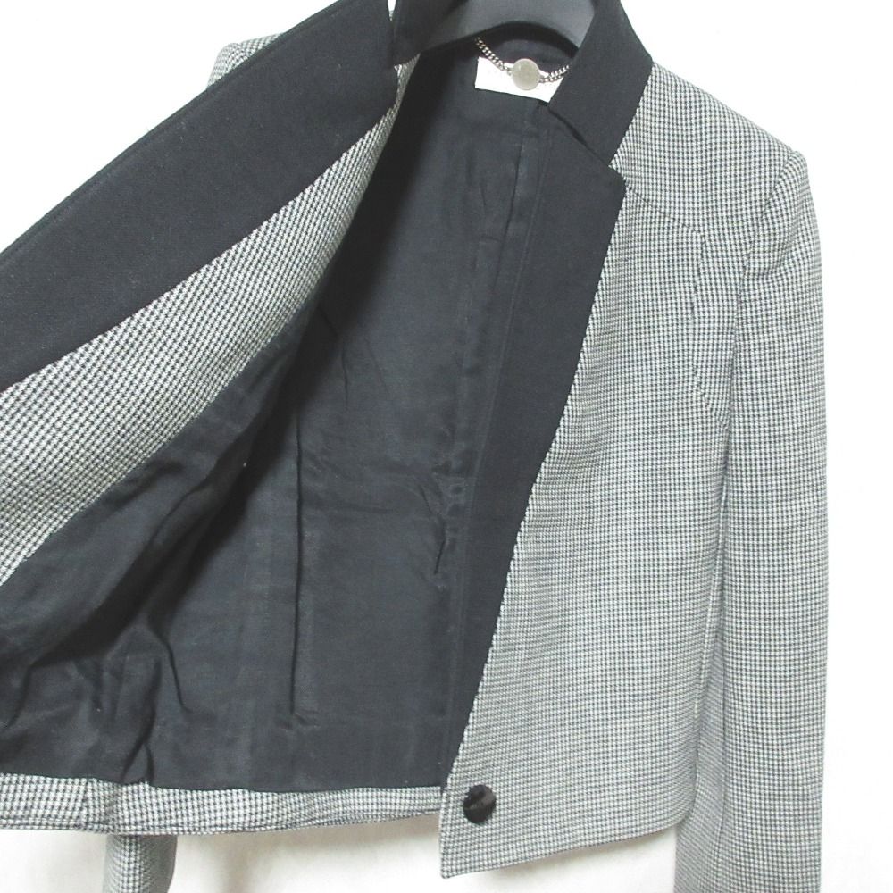 新品) STELLA McCARTNEY ランウェイ着用 パネル千鳥格子 38