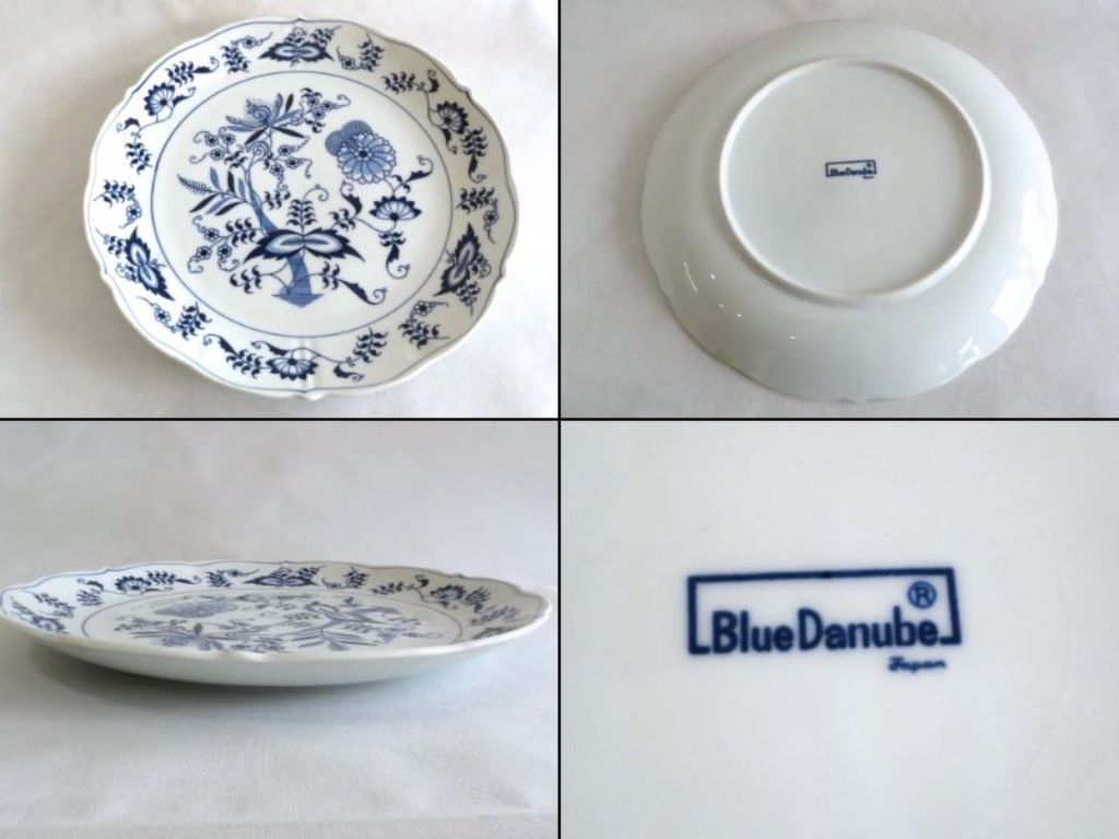 224460】Blue Danube ブルーダニューブ 注文 ブルーオニオン 大皿