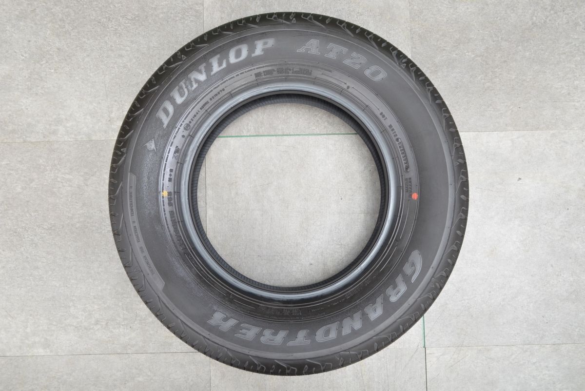 2024年製 新車外し バリ溝】ダンロップ グラントレック AT20 195/80R15 