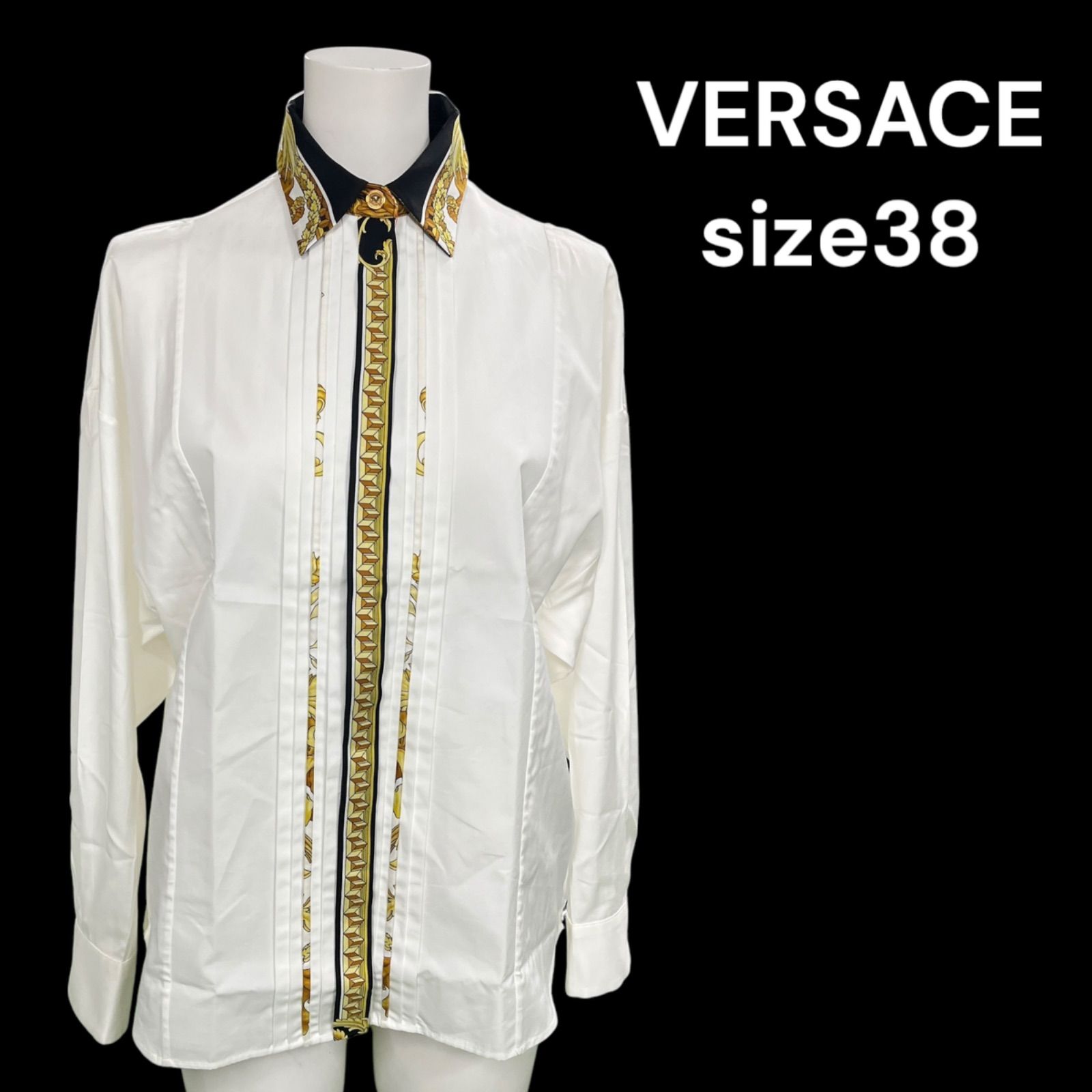 美品 ヴェルサーチ VERSACE ヴェルサーチェ ゴージャス 上品 ブラウス