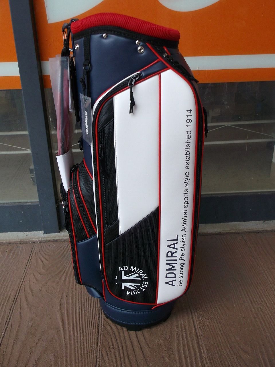 Admiral ADMG5AC8 キャディバッグ 9型 3.2kg トリコロール