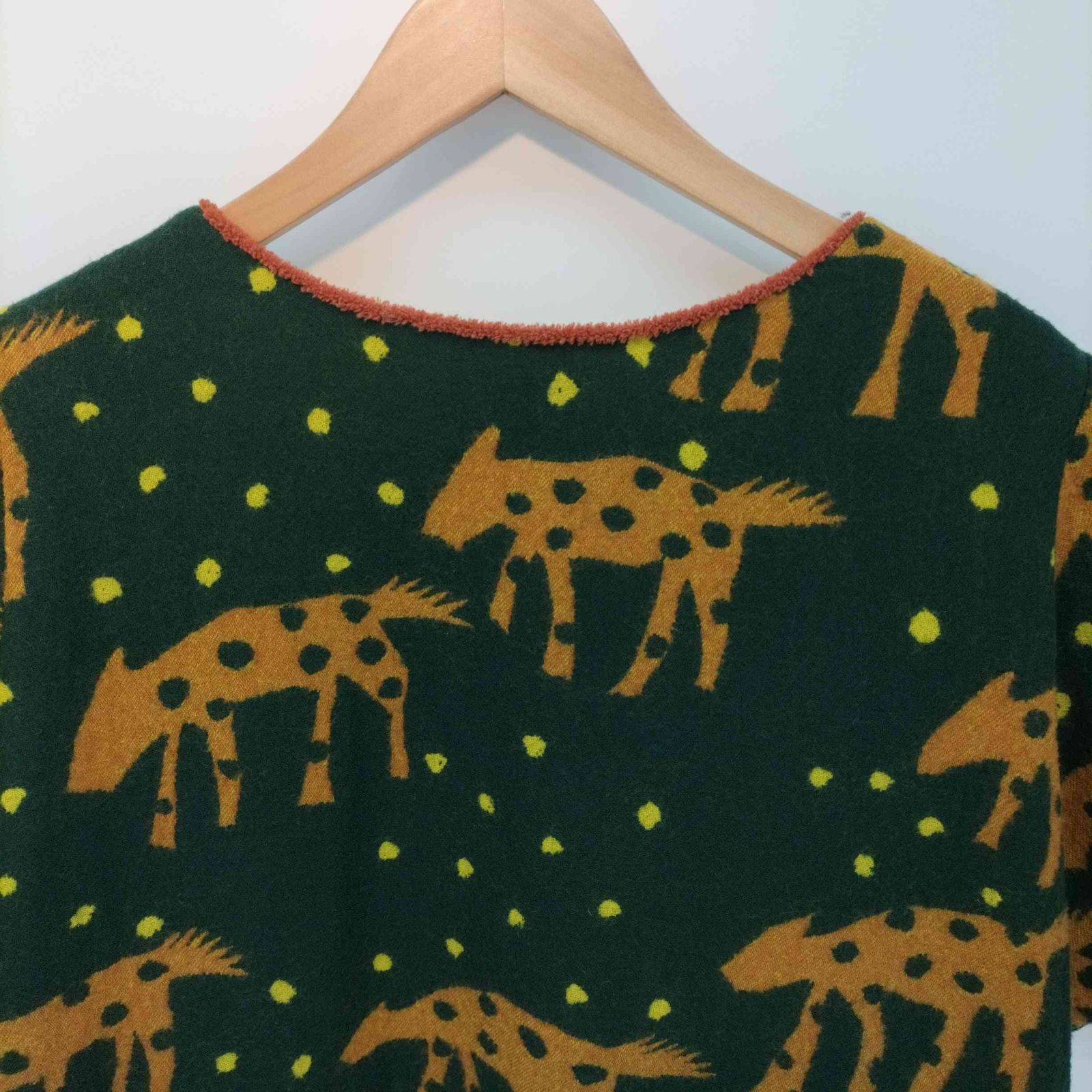 ミナペルホネン mina perhonen キャラバン アニマル総柄 チュニック  