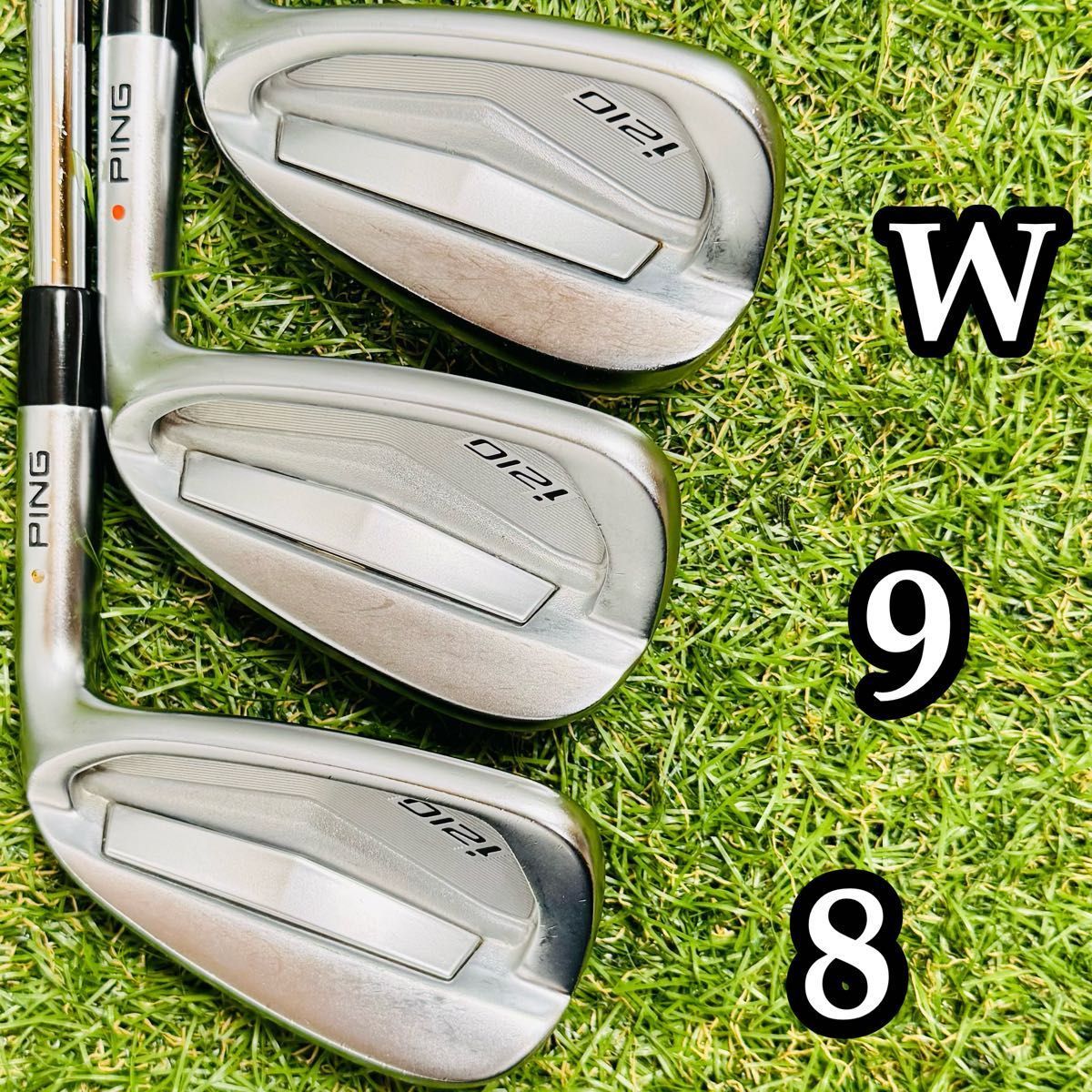 【良品】ピン i210 オレンジドット メンズアイアンセット 6本 スチール S 良品】ピン i210 オレンジドット メンズアイアンセット 6本