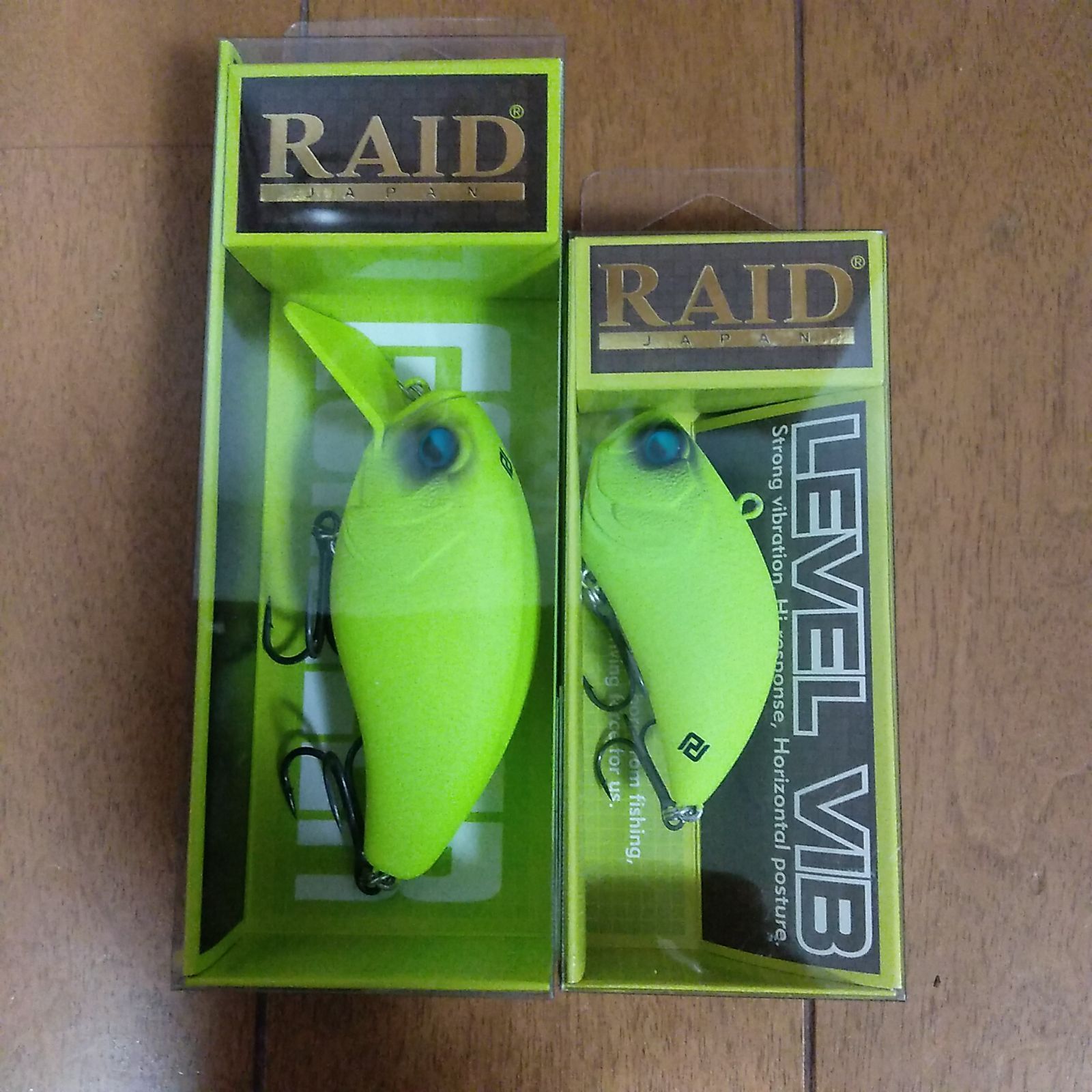 【新品未使用品】レイドジャパン レベルクランクとレベルバイブビッグ セット☆ LEVEL VIB B.I.G. | RAID JAPAN