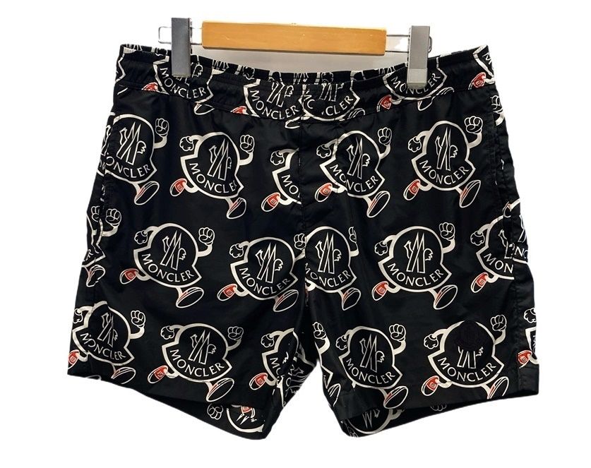 MONCLER モンクレール ショートパンツ 黒 44(S位) 3502625Y0030 MONCLER（モンクレール）ショートパンツ 黒 サイズ:44(S位