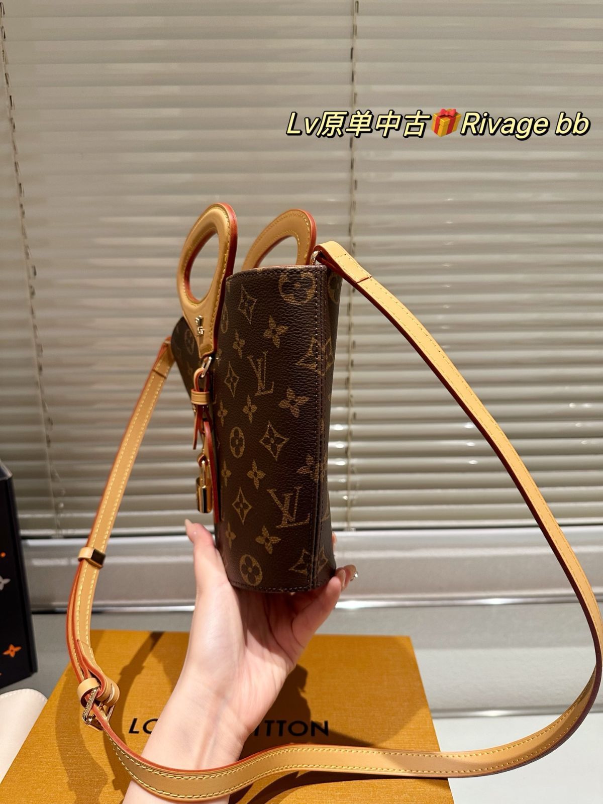 上品でエレガント♪【LOUIS VUITTON】リヴァージュ BB 今日特価】Louis Vuitton Rivage BB Bag ルイ・ヴィトン