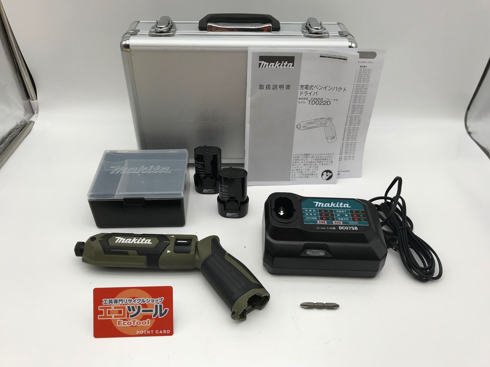 【中古品】☆Makita/マキタ 7.2v充電式ペン型インパクトドライバ TD022DSHXO [ITB87CFSVQIS][ET小牧インター店]