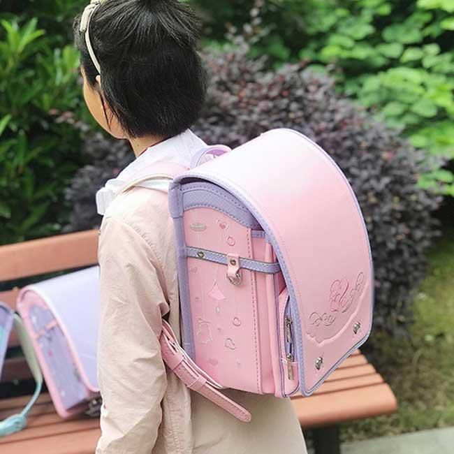 ランドセル女の子軽量防水A4ファイル対応上大容量かわいい刺繍