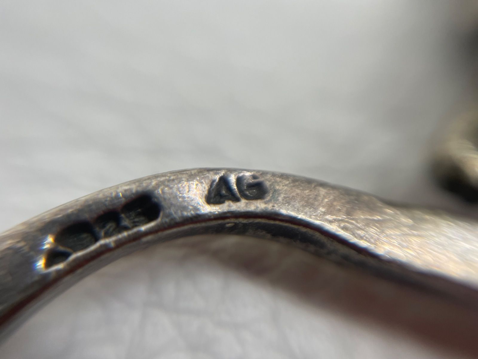 A&G シルバー925 ウォレットチェーン AG シルバー スカル ウォレット