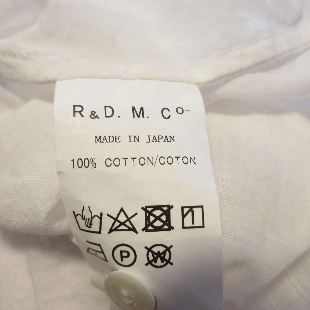 【美品】 R&D.M.Co- コットンエンブロイダリーカディスモック 良品 R&D.M.Co- オールドマンズテーラー コットンエンブロイ
