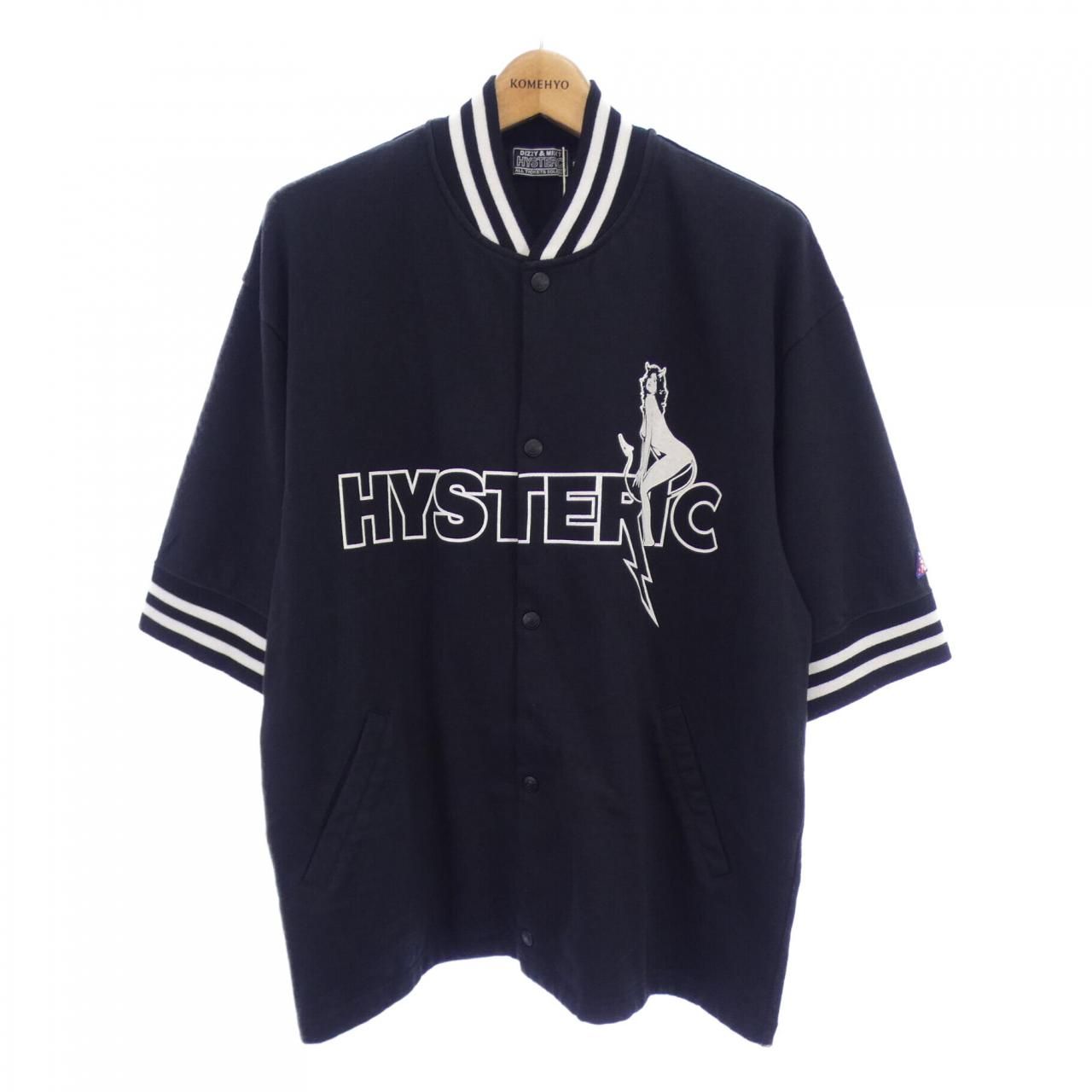 ヒステリックグラマージャケット HYSTERIC GLAMOUR｜EVIL STARワッペン スタンドカラージャケット