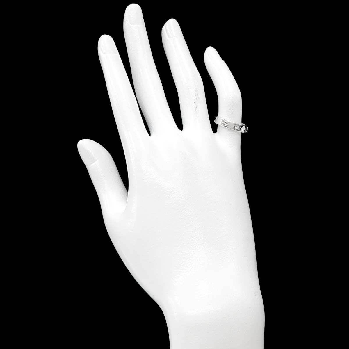 カルティエ ミニラブリング 1Pダイヤ #48 リング・指輪 カルティエ