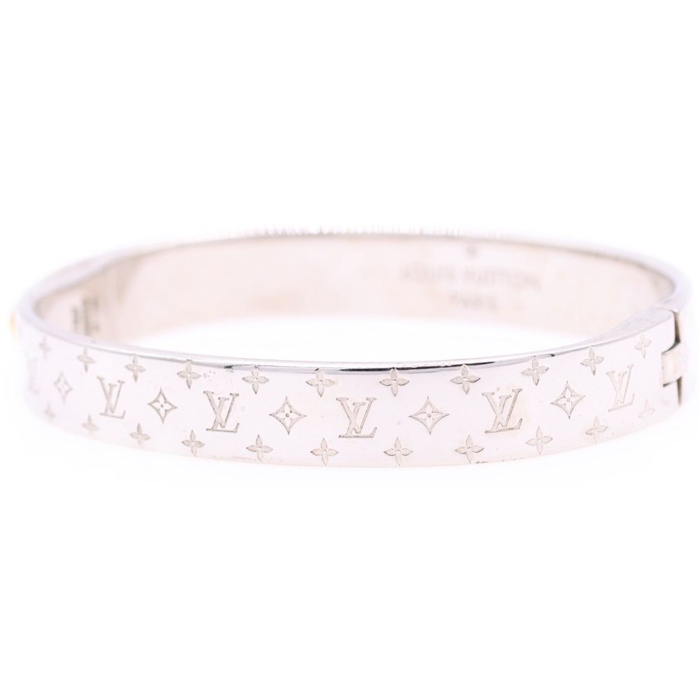 LOUIS VUITTON ルイヴィトン カフナノグラム M00249 Ｓ 美品 楽天市場】ルイヴィトン LOUIS VUITTON ブレスレット カフ