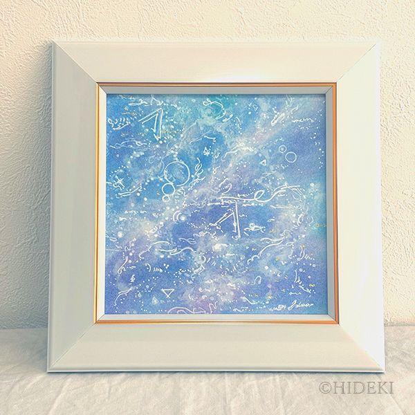抽象画パステルアート