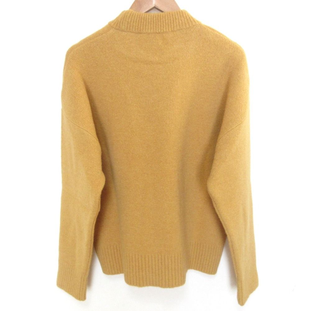 未使用 AMI PARIS アミ パリス OFF WHITE ADC SWEATER ハートロゴ アルパカブレンド ニット セーター サイズS キャメル レディース 古着 中古 未使用 AMI PARIS アミ パリス OFF WHITE ADC SWEATER ハート