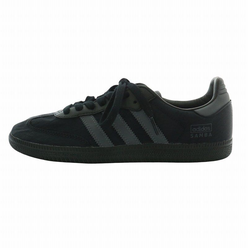 アディダス adidas サンバ OG コアブラック グレーファイブ SAMBA OG Core Black Grey Five スニーカー ナイロン レザー ローカット ロゴ US7.5 25.5cm 黒 ブラック グレー IE9133 /XZ GY18