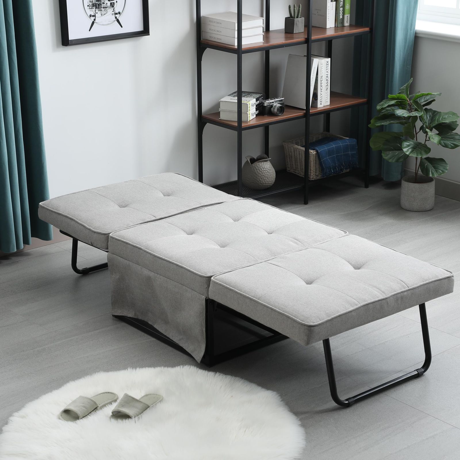 数量限定セール」折りたたみリクライニングソファ 3WAY コンパクト