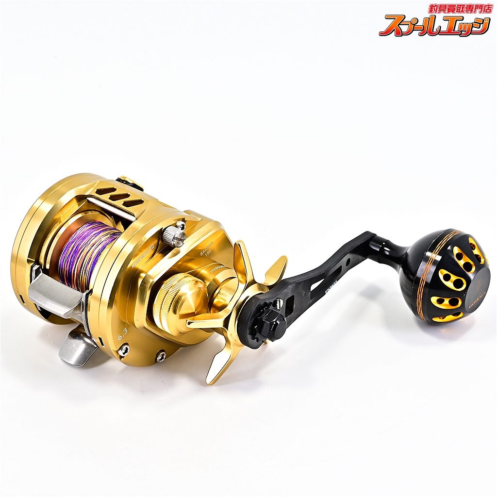 【ダイワ】 21バサラ 150 ゴメクサス75mmハンドル&ノブ装着 DAIWA  
