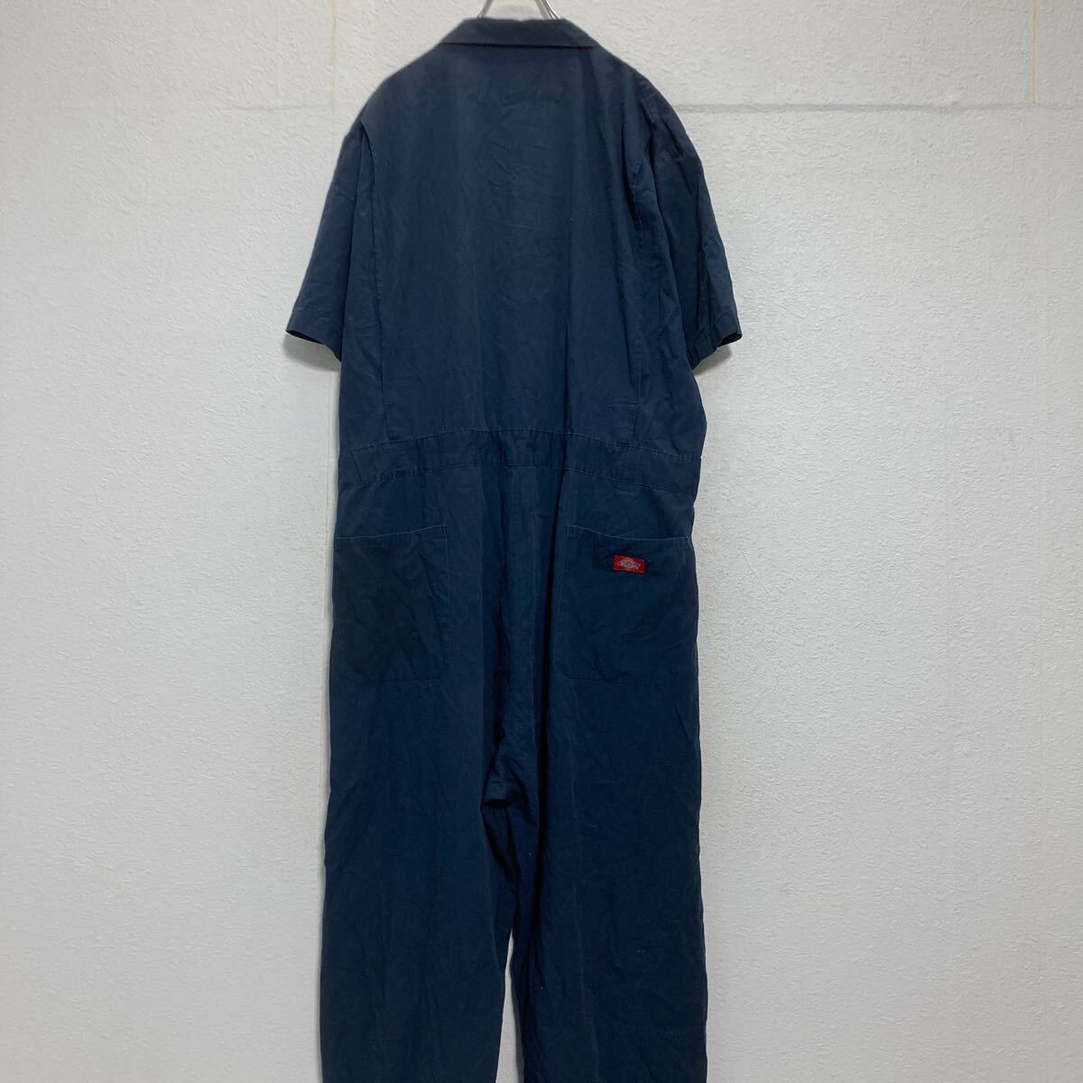 Dickies 半袖つなぎ W48 2XLT ネイビー ディッキーズ ワーク Dickies 半袖つなぎ W48 2XLT ネイビー ディッキーズ ワーク