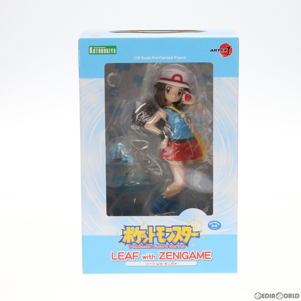 中古】ARTFX J ポケットモンスターシリーズ たらしい リーフ with ゼニガメ 1/8スケール PVC製 塗装済み