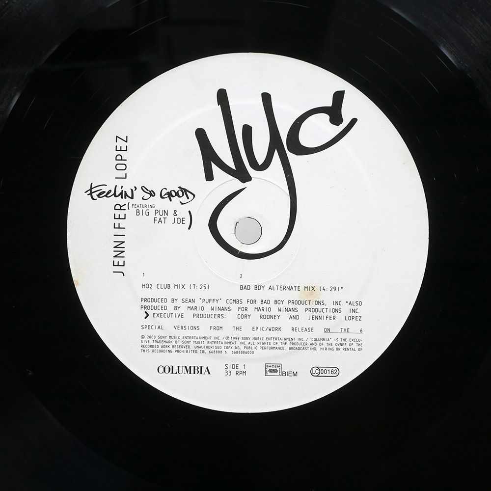 ヨーロッパ盤 JENNIFER LOPEZ/FEELIN' SO GOOD/COLUMBIA