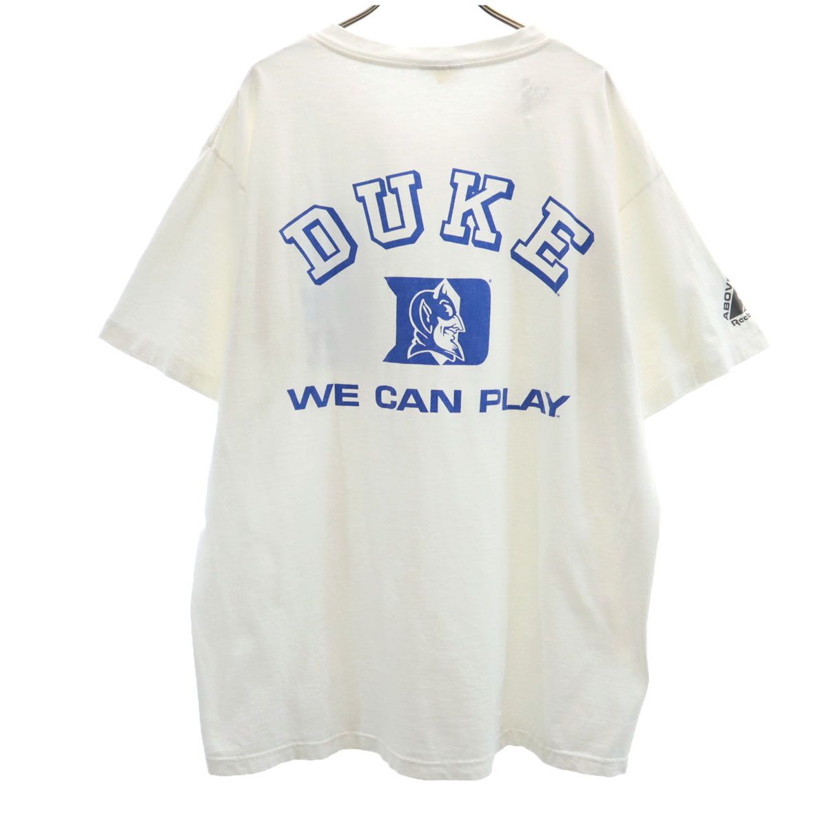 Reebok リーボック 90s USA製 オールド DUKE カレッジ 半袖 Tシャツ XL 