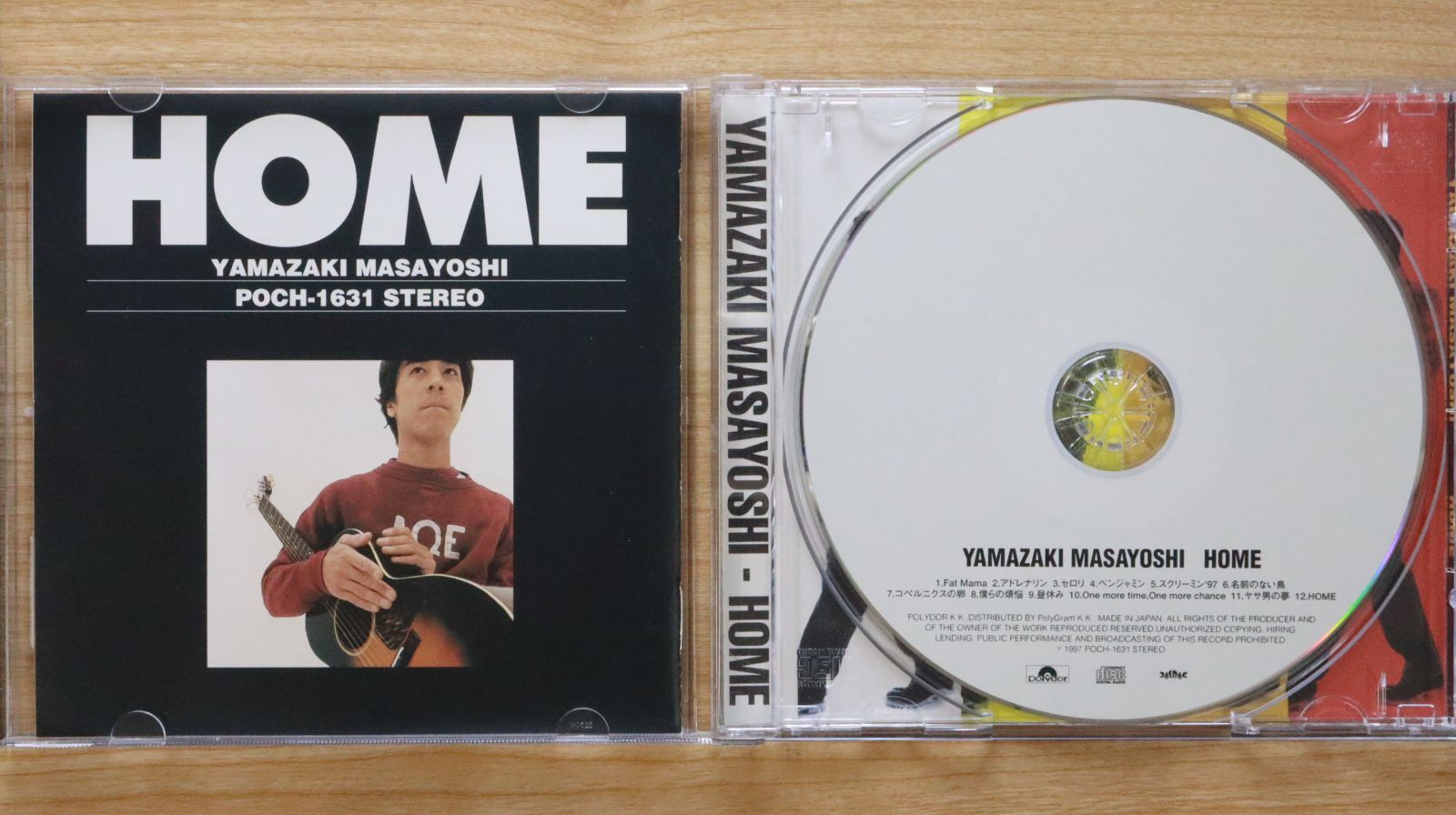 人気を誇る 国内盤CD☆山崎まさよし/Masayoshi Yamazaki□ HOME 【POCH1631 邦楽