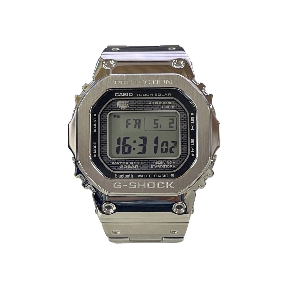 カシオ CASIO ジーショック G-SHOCK GMW-B5000D 1JF 腕時計 ソーラー 電波 Bluetooth タフソーラー 稼働品 メンズ T9917882