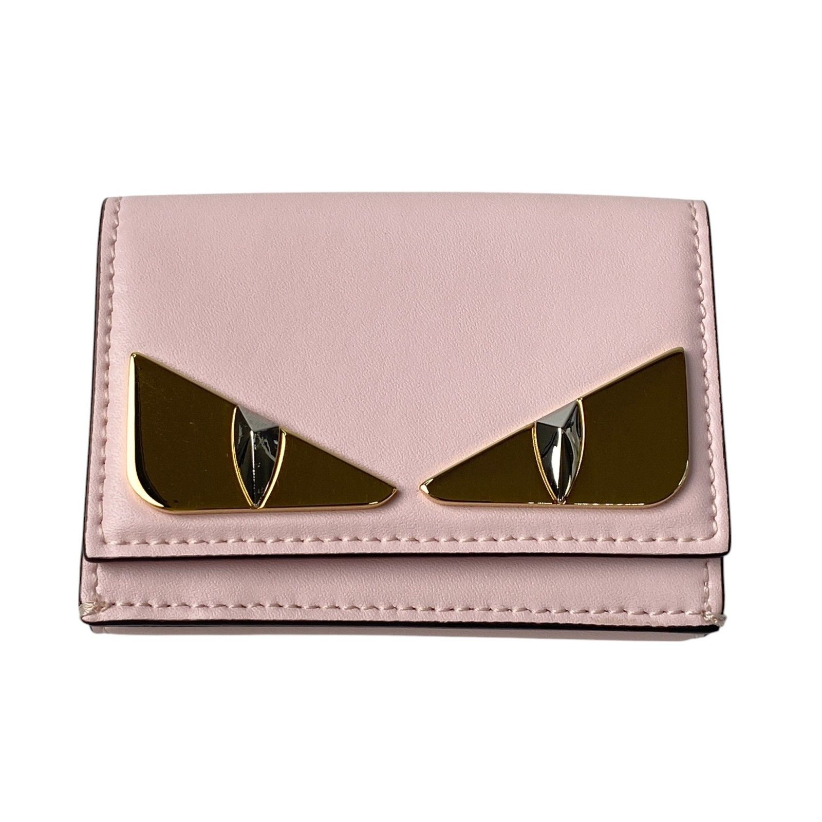 美品 フェンディ FENDI レディース モンスター 三つ折り 財布