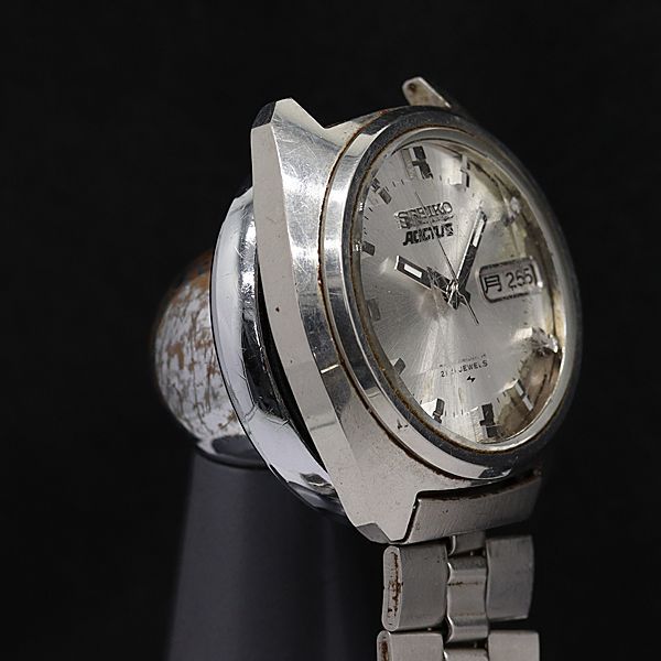 セイコー AT/自動巻 7019-7350 アクタス デイデイト カットガラス 21石 