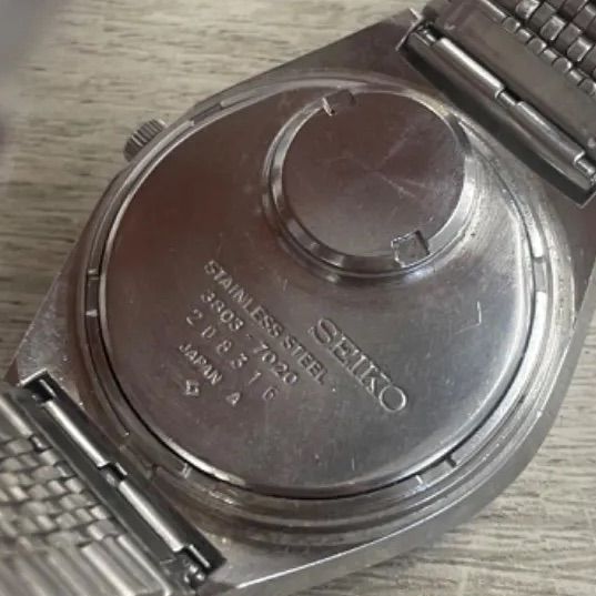 希少 SEIKO セイコー 3803-7020 初期クォーツ メンズ腕時計 - メルカリ