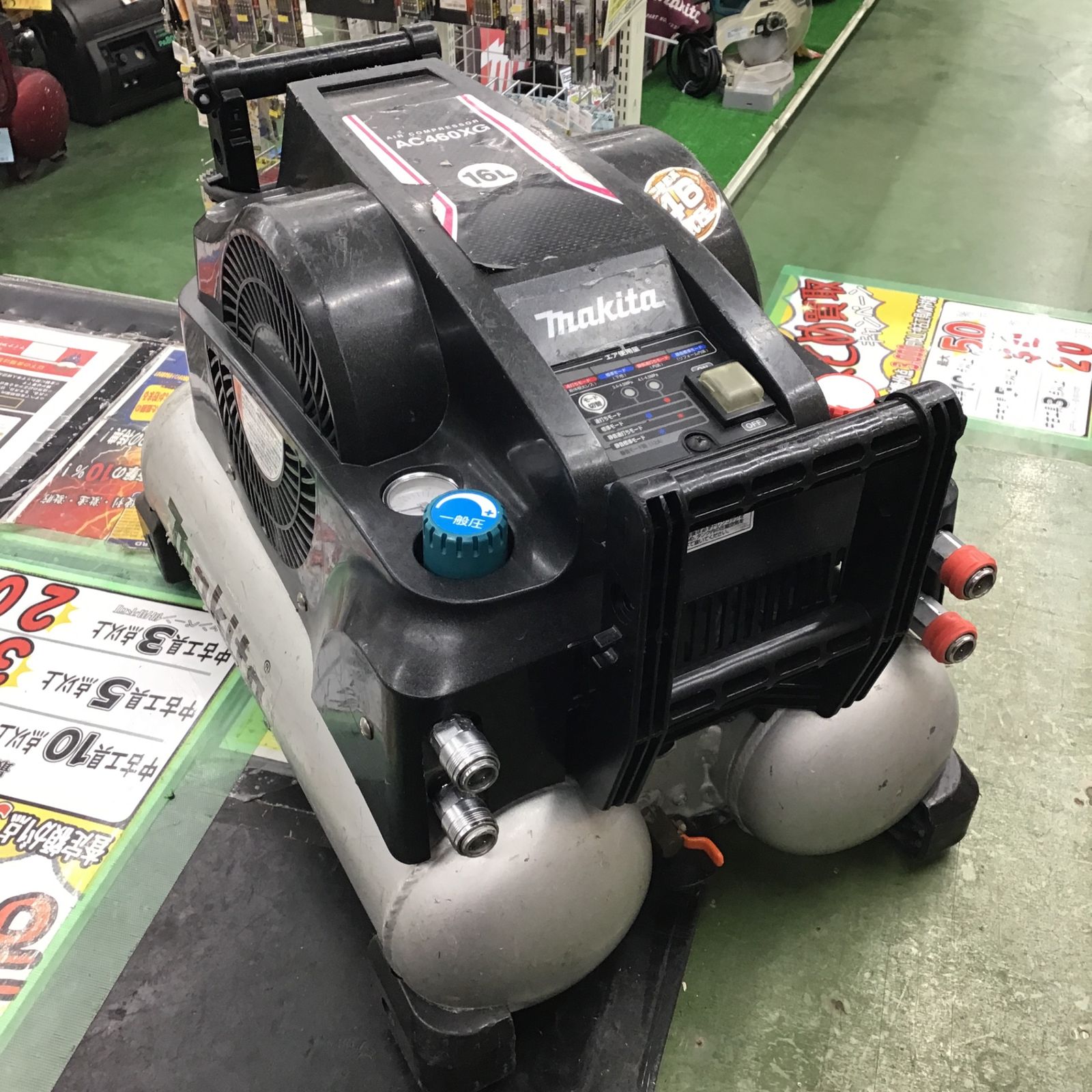 サマーセール!中古品】 マキタ エアコンプレッサー AC460XG 常 サマーセール!中古品】 マキタ エアコンプレッサー AC460XG 常